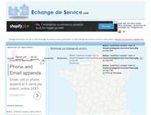 Tablet Screenshot of echange-de-service.com